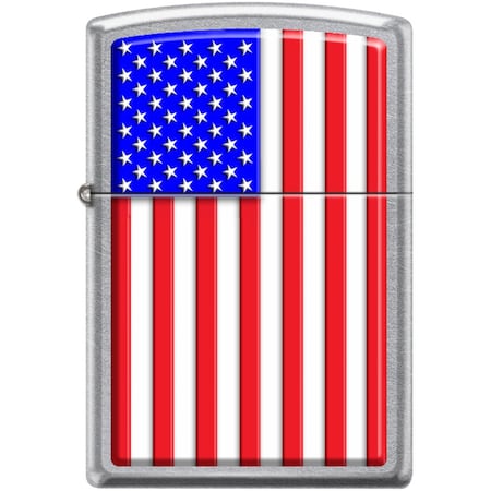 Zippo 2024 Zippo Patriotic American Flag, Street Chrome ZIP-207CI407048